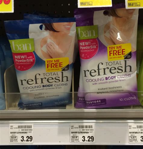 ban Total Refresh Cooling Body Cloths .